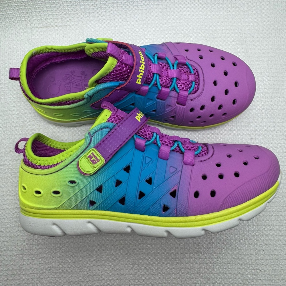 Stride Rite Made2Play Phibian Sneaker Sandals, Little Girl Size 1